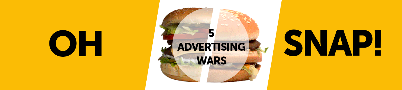 5 Grandes Batallas Publicitarias entre Grandes Marcas 5 Grandes Batallas Publicitarias entre Grandes Marcas